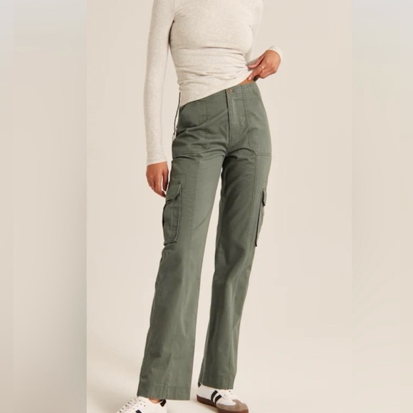 Abercrombie & Fitch Pants - Y2K Abercrombie Fitch Military Utility Cargo Women 8 Pants Straight Leg Outdoor